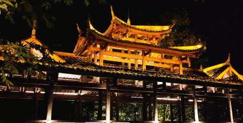 成都邛崍河兩岸亮化工程