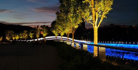 福建龍巖龍津湖公園照明工程
