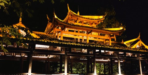 成都邛崍河兩岸亮化工程